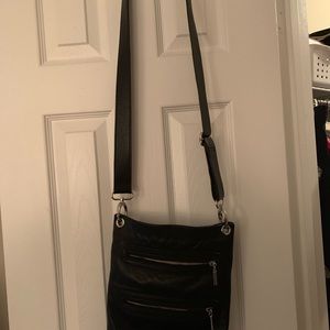 Leather crossbody bag